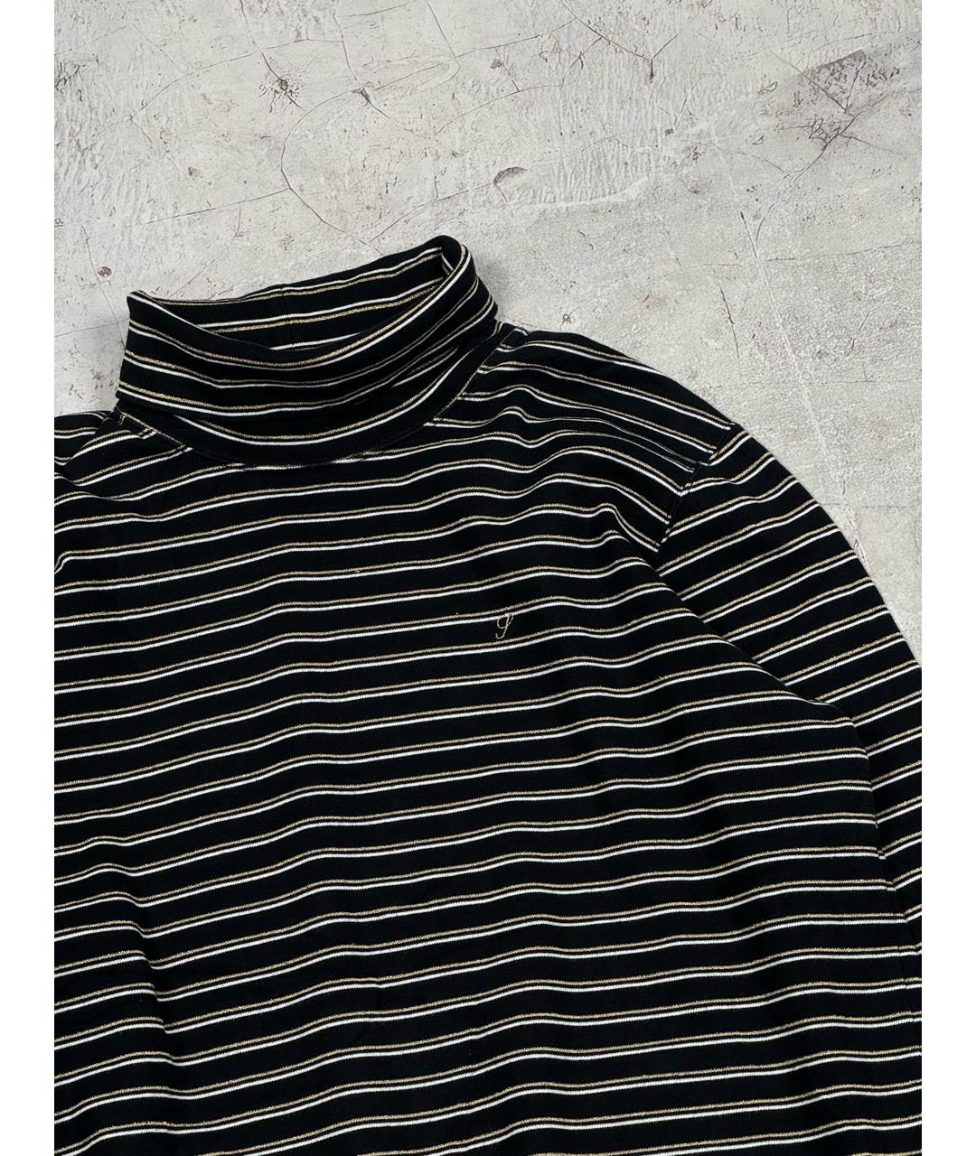 SUPREME Черная хлопковая водолазка, фото 3