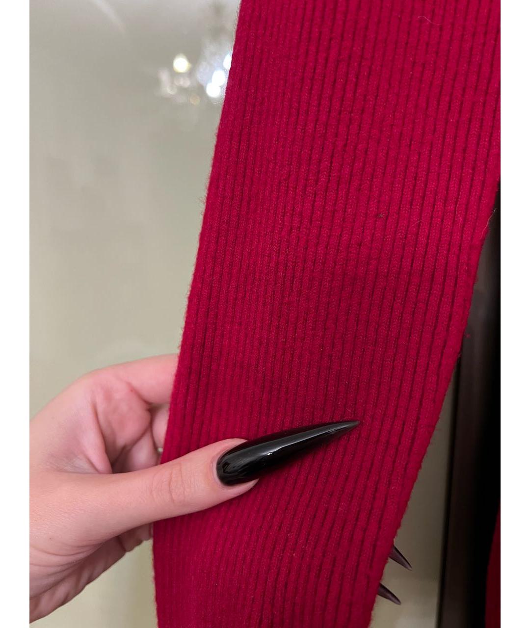 DOLCE&GABBANA Красная шерстяная водолазка, фото 2