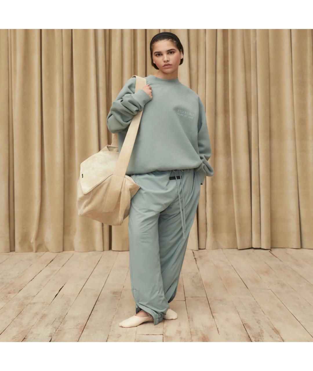 FEAR OF GOD ESSENTIALS Голубые повседневные брюки, фото 3