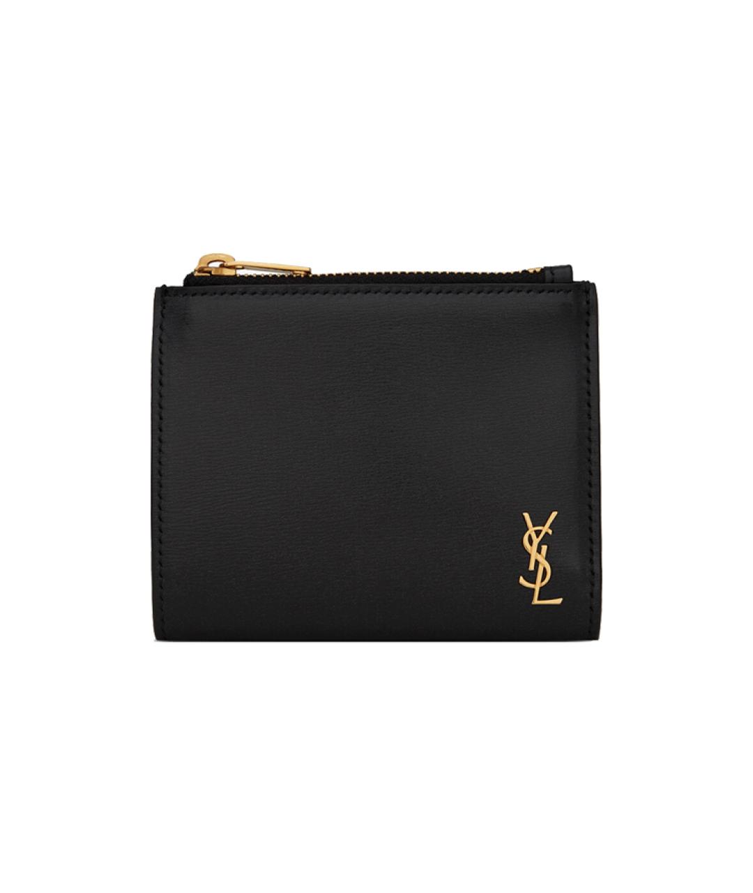 SAINT LAURENT Черный кардхолдер, фото 1