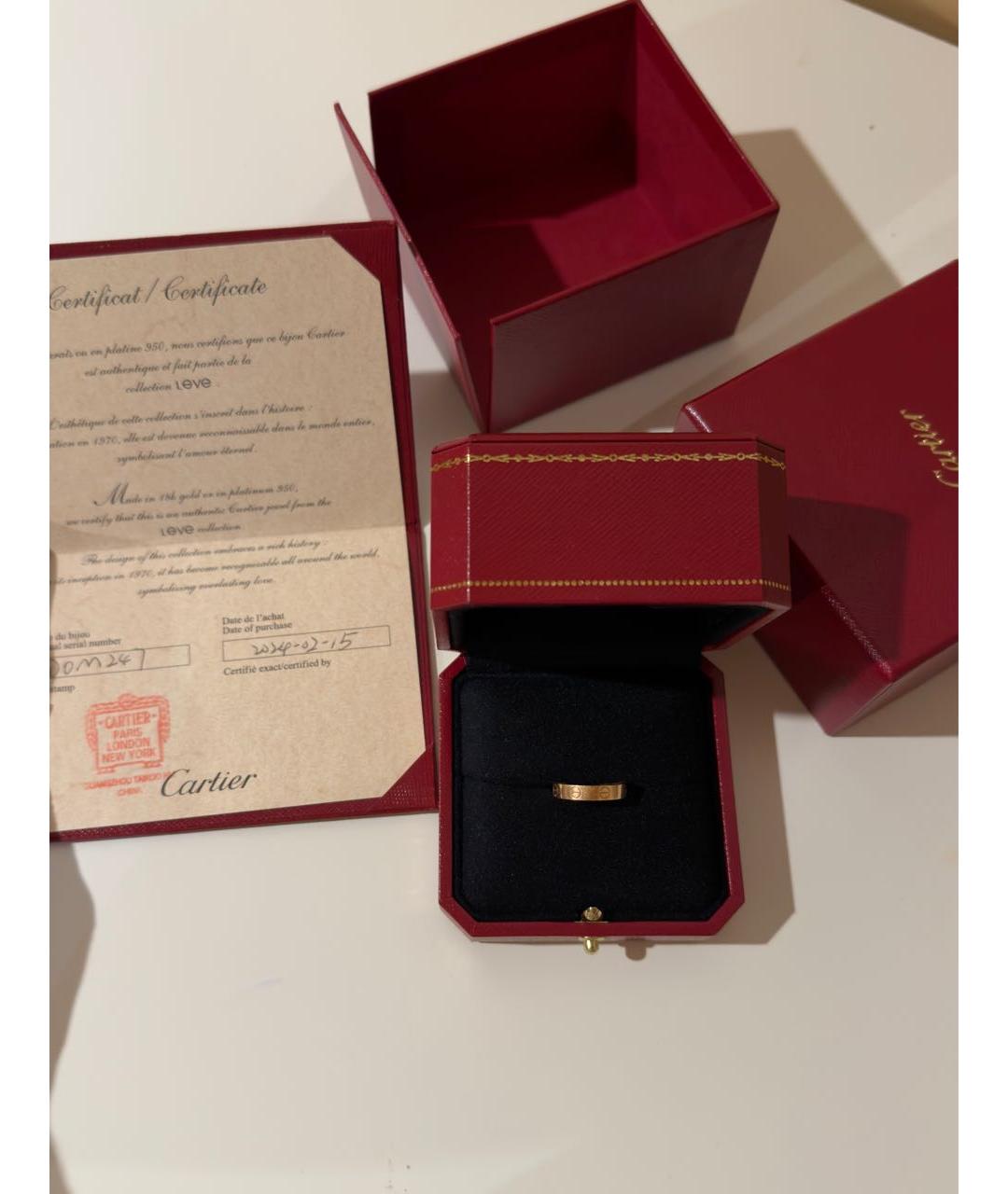 CARTIER Розовое кольцо из розового золота, фото 3