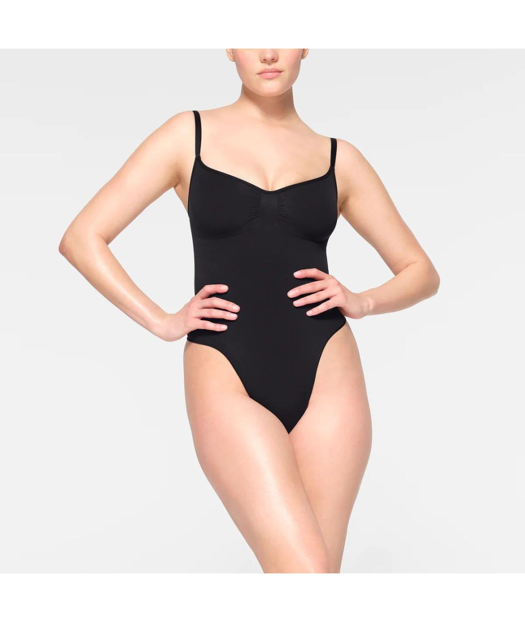 SKIMS Черное боди, фото 2