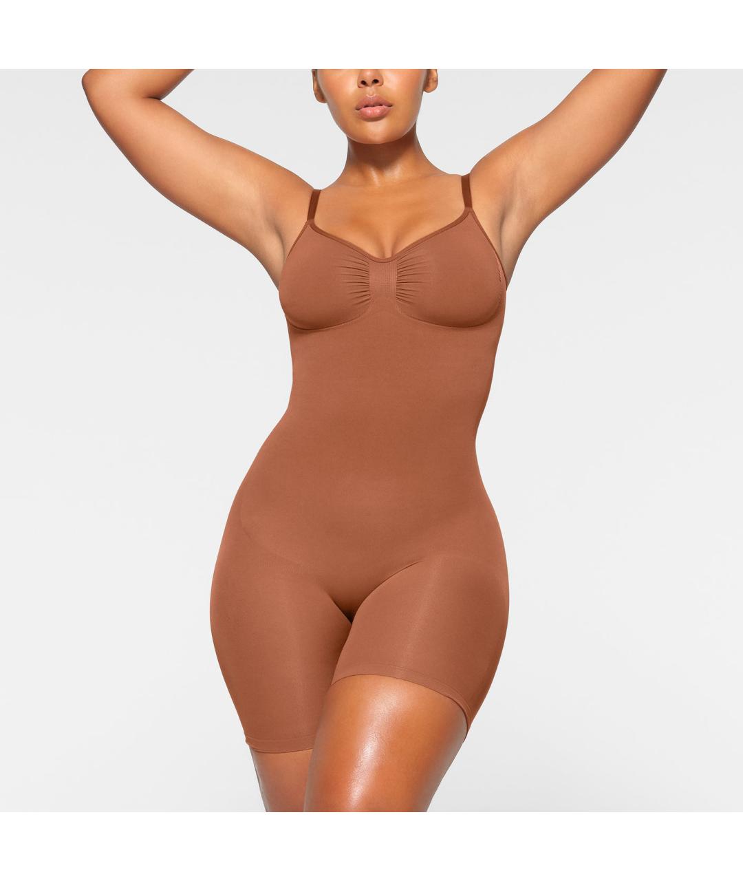 SKIMS Коричневое боди, фото 2