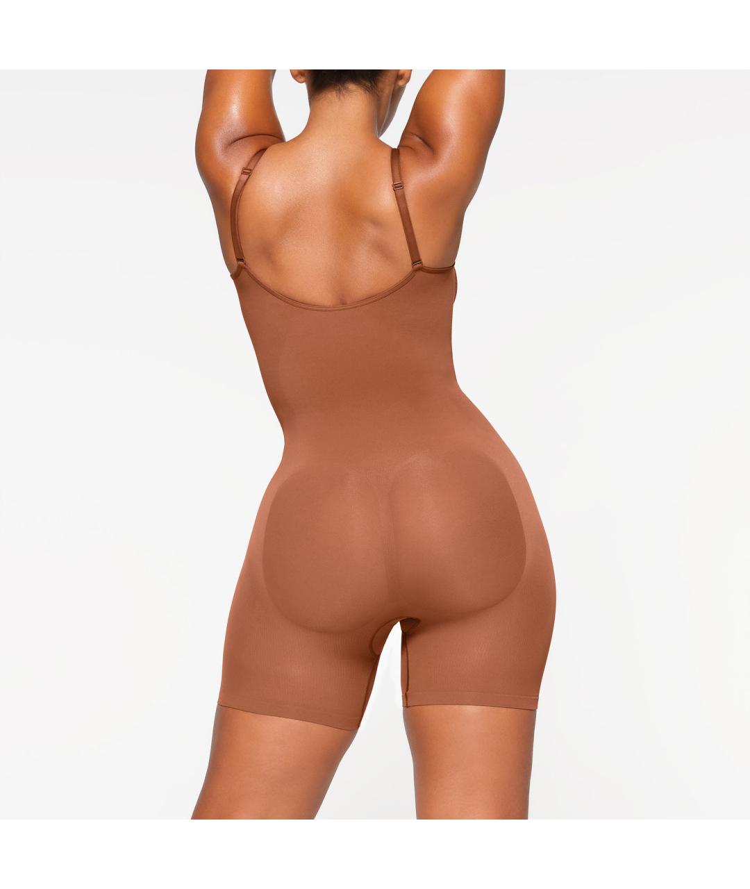 SKIMS Коричневое боди, фото 4