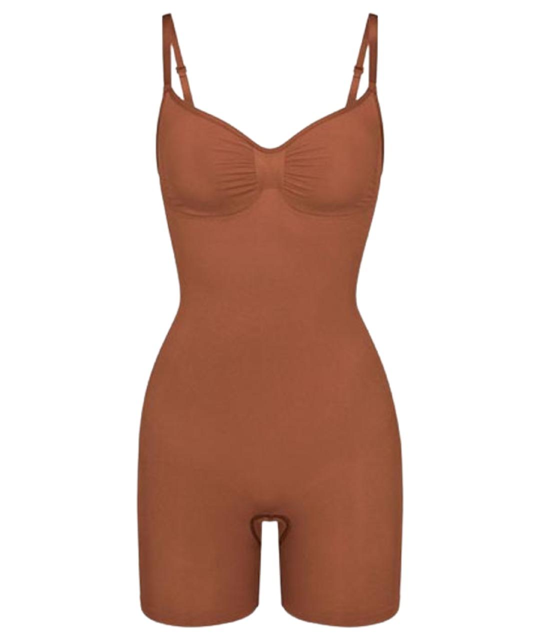 SKIMS Коричневое боди, фото 1