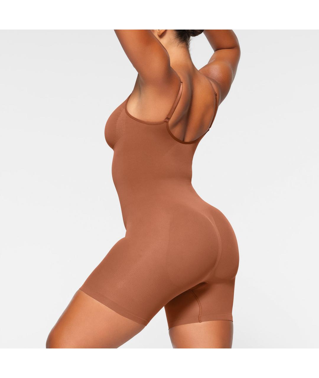 SKIMS Коричневое боди, фото 3