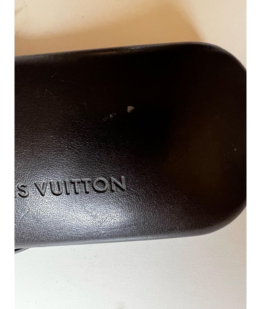 LOUIS VUITTON Золотые металлические солнцезащитные очки, фото 4