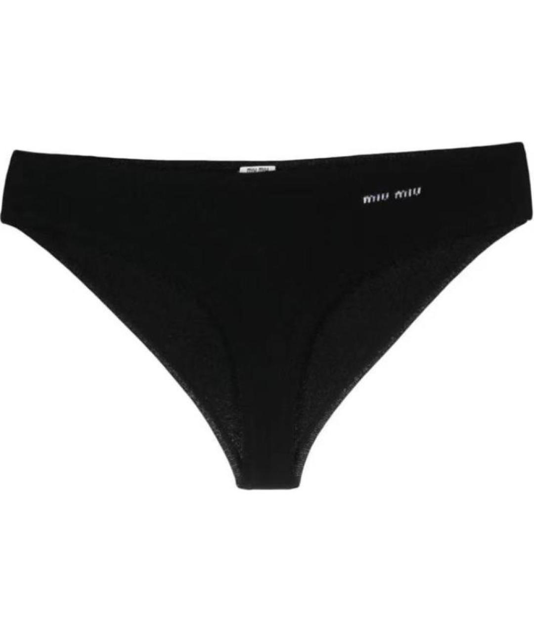 MIU MIU Черные трусы, фото 2