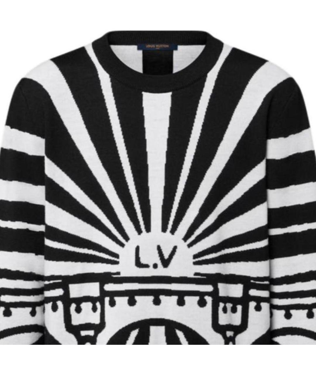 LOUIS VUITTON Черный джемпер / свитер, фото 2