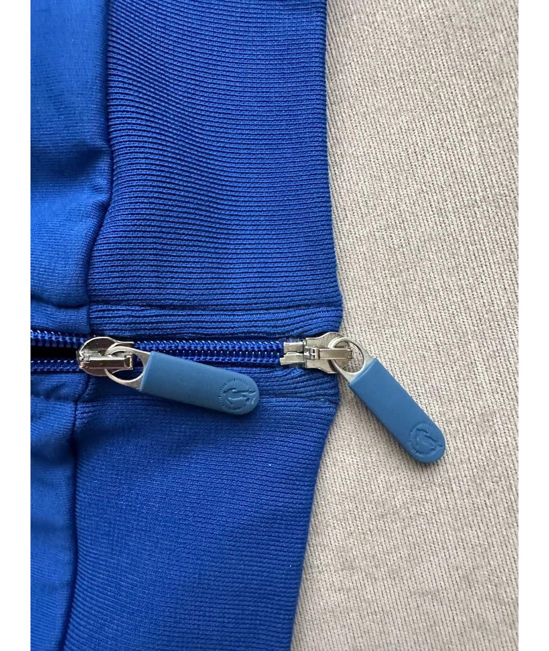 BIKKEMBERGS Синяя хлопко-эластановая спортивная куртка, фото 8