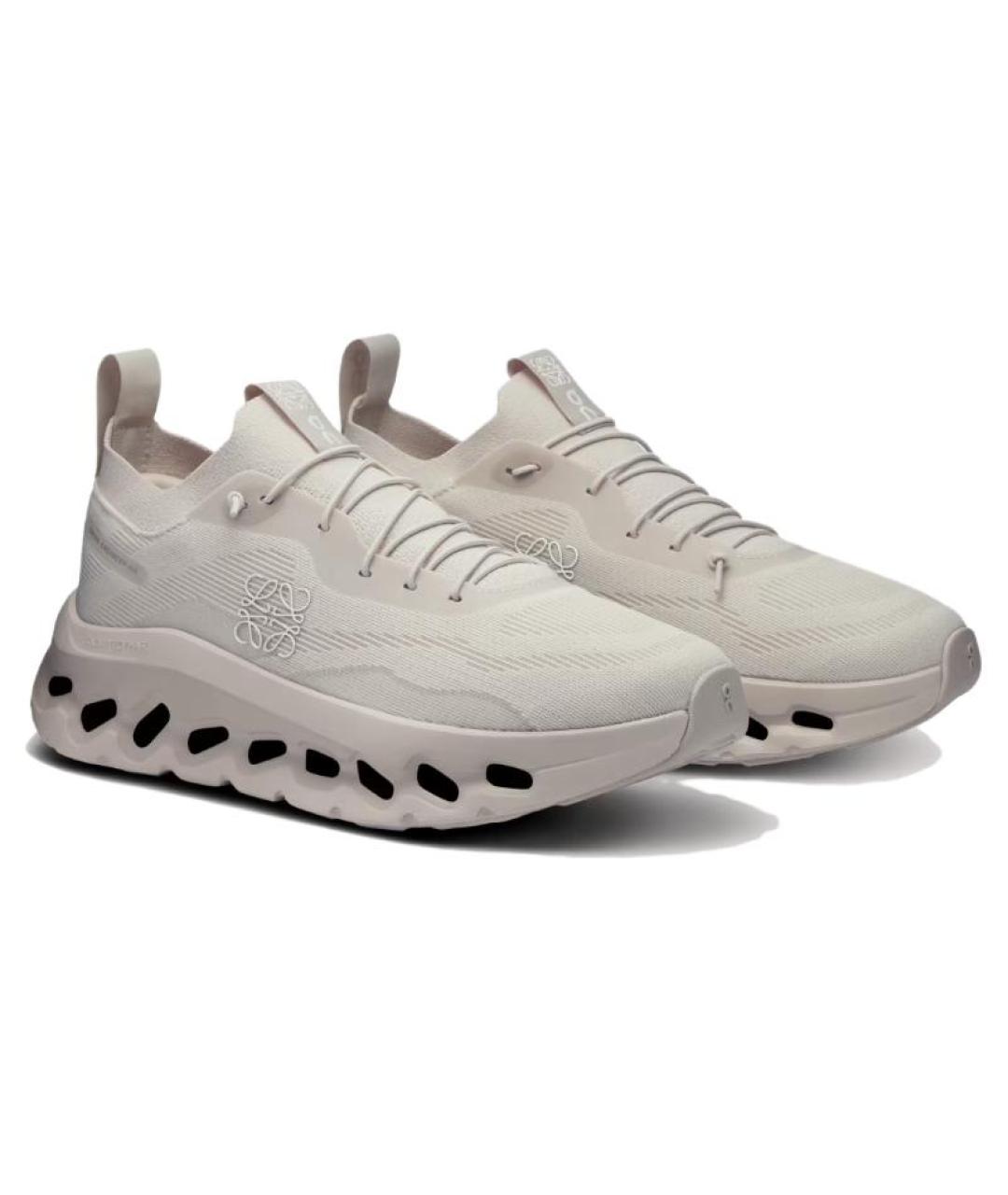 ON Бежевые синтетические кроссовки, фото 3