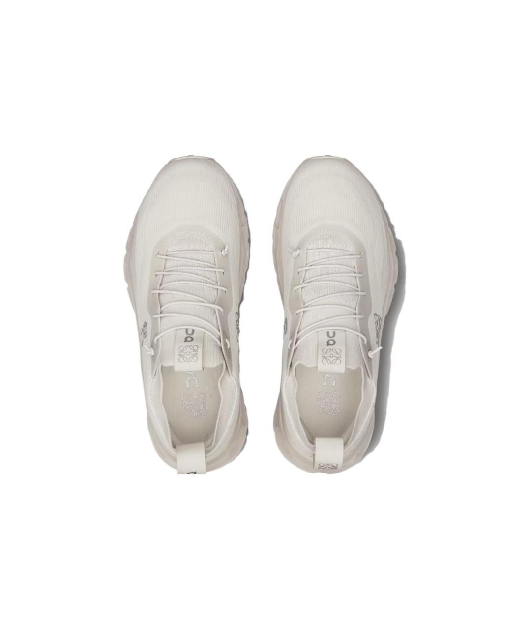 ON Бежевые синтетические кроссовки, фото 4