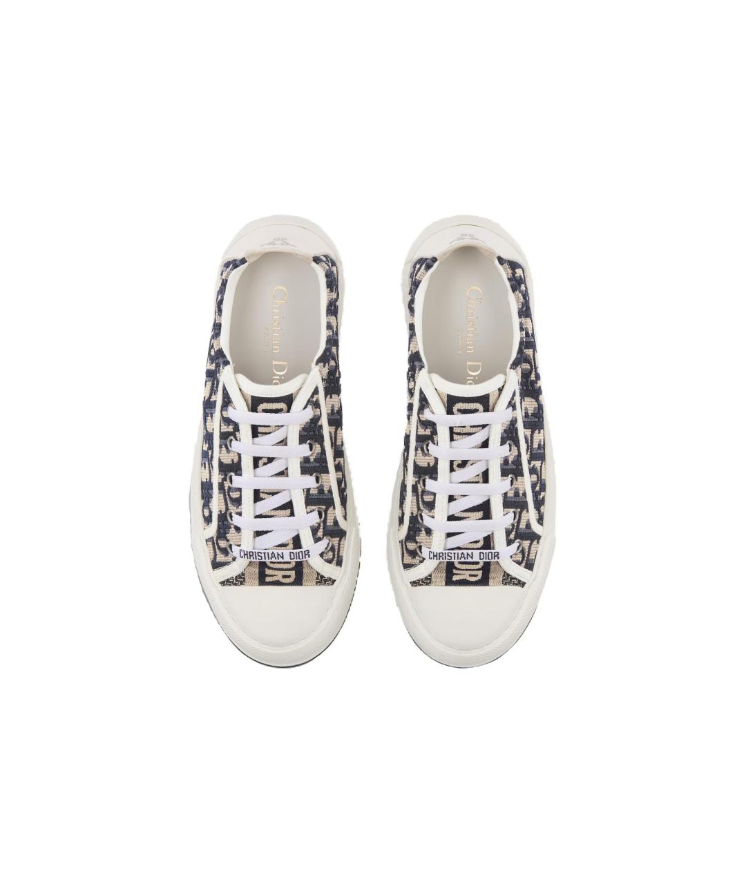 CHRISTIAN DIOR Мульти текстильные кеды, фото 4
