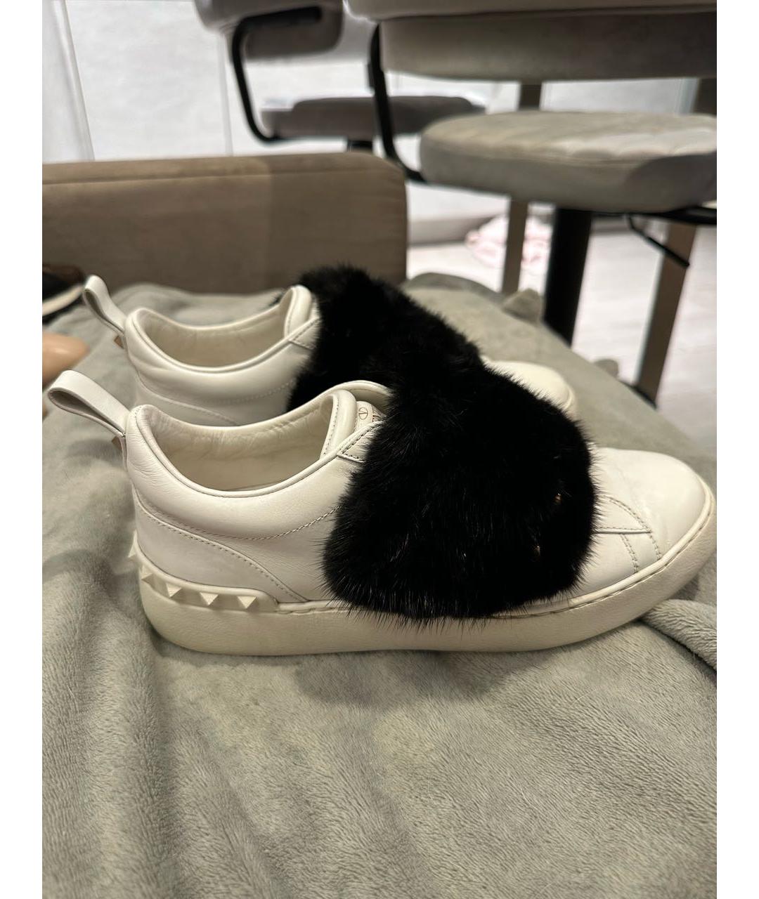 VALENTINO Белые кожаные кеды, фото 7