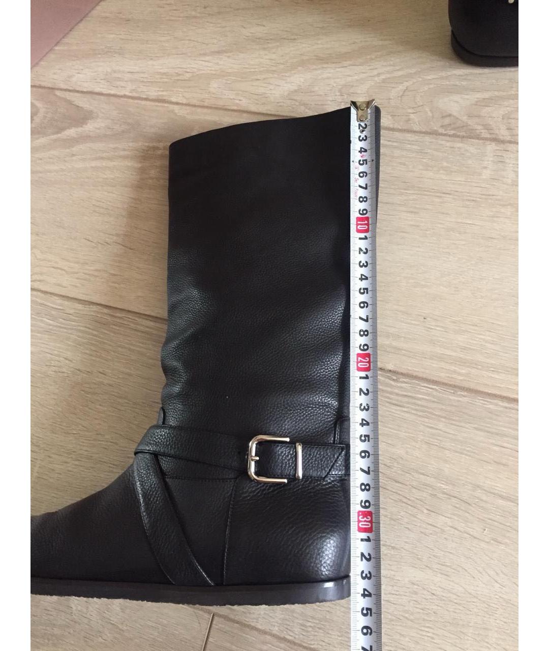GIANVITO ROSSI Черные кожаные сапоги, фото 8