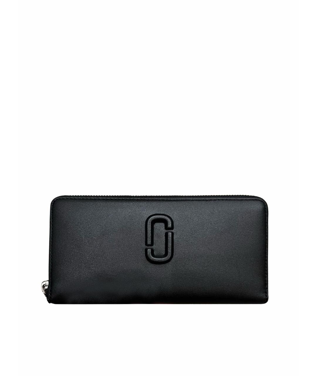 MARC JACOBS Черный кожаный кошелек, фото 1
