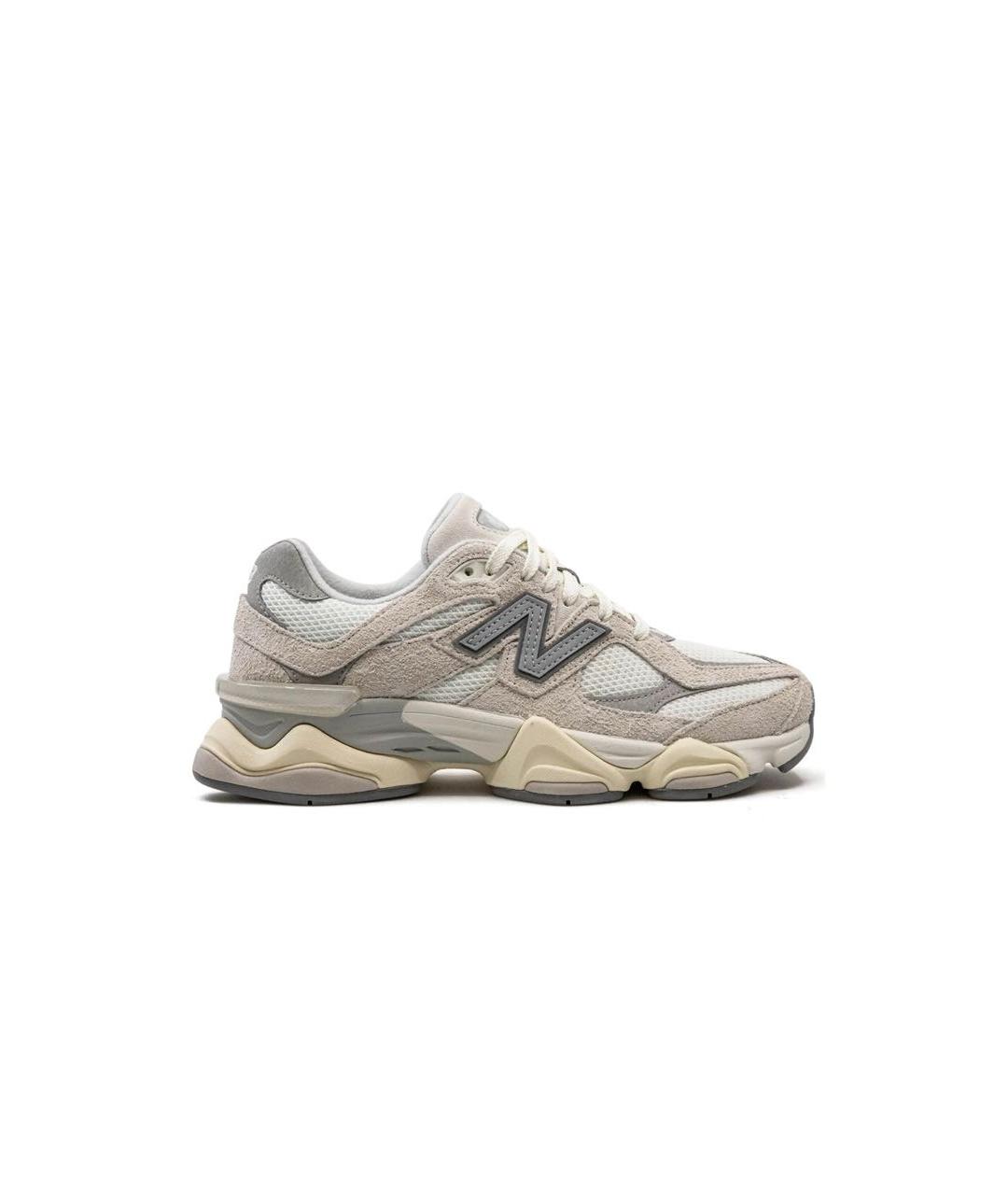NEW BALANCE Бежевые замшевые низкие кроссовки / кеды, фото 1