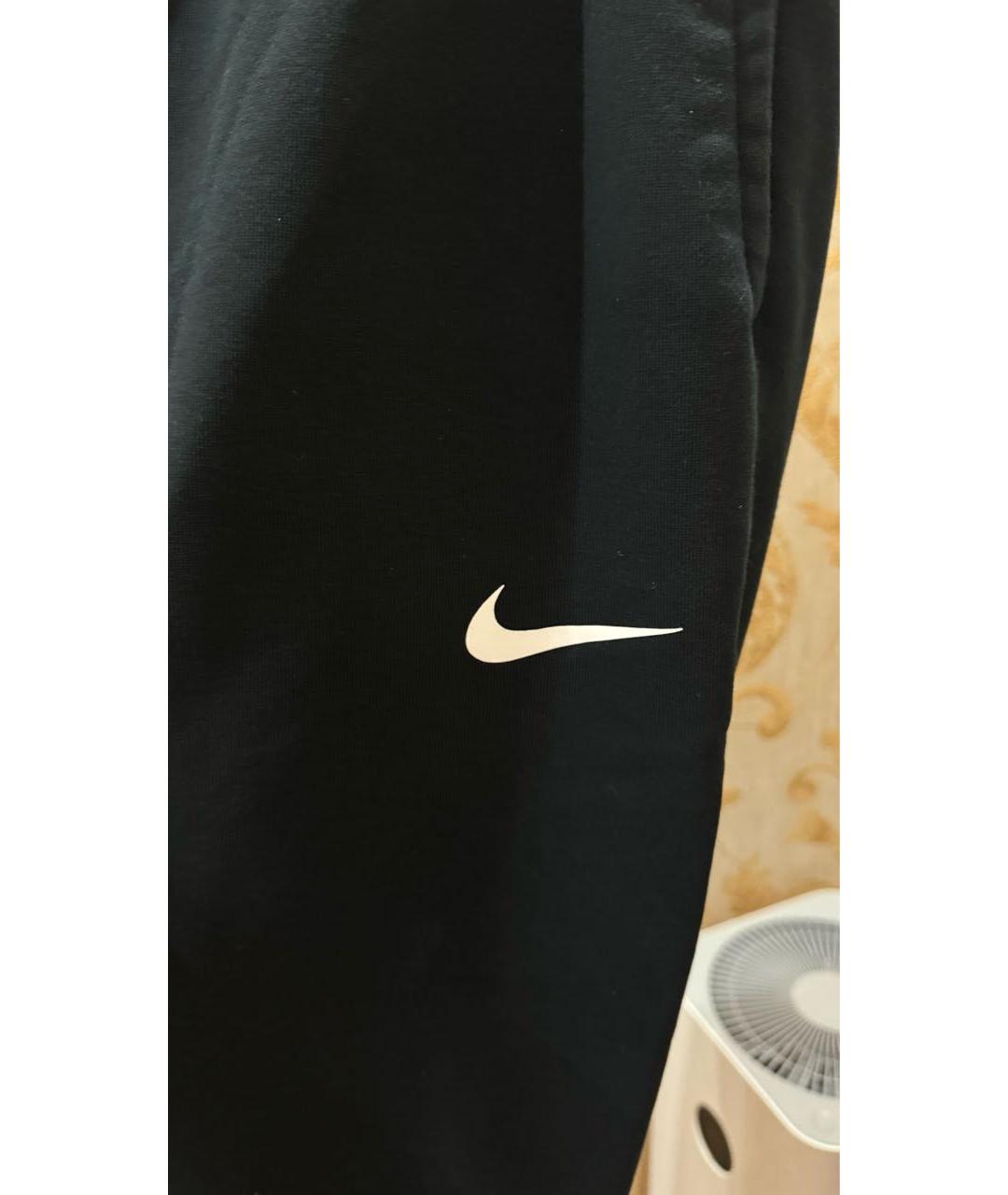 NIKE Черные вискозные повседневные брюки, фото 4
