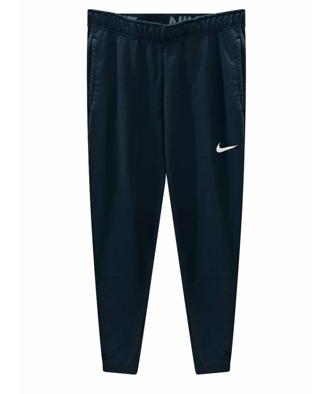 NIKE Черные вискозные повседневные брюки, фото 1