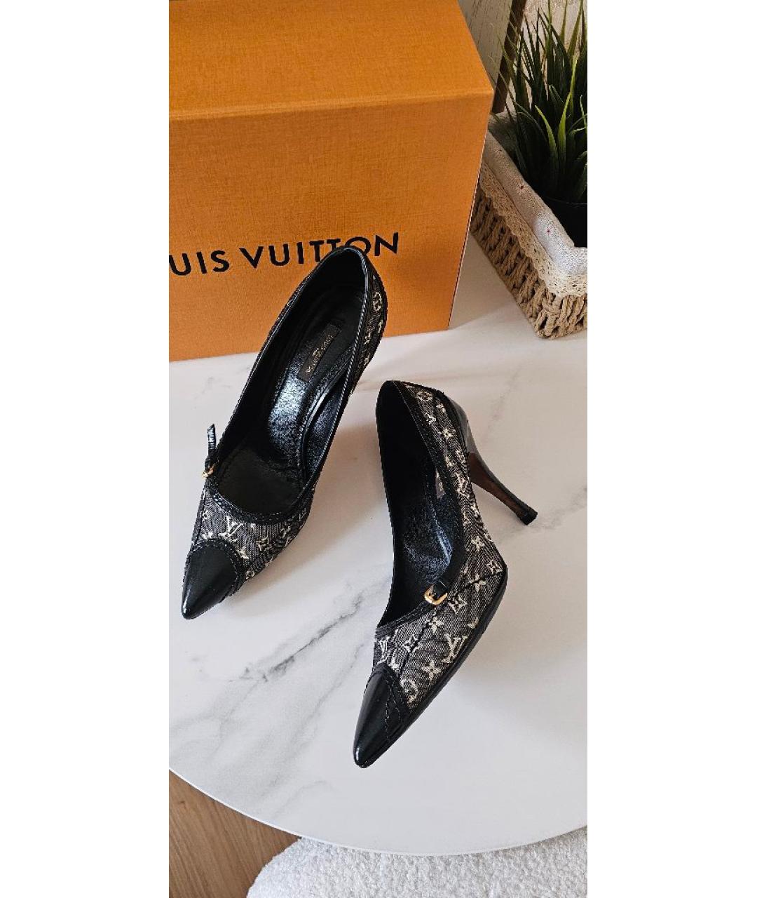 LOUIS VUITTON Черные туфли, фото 9