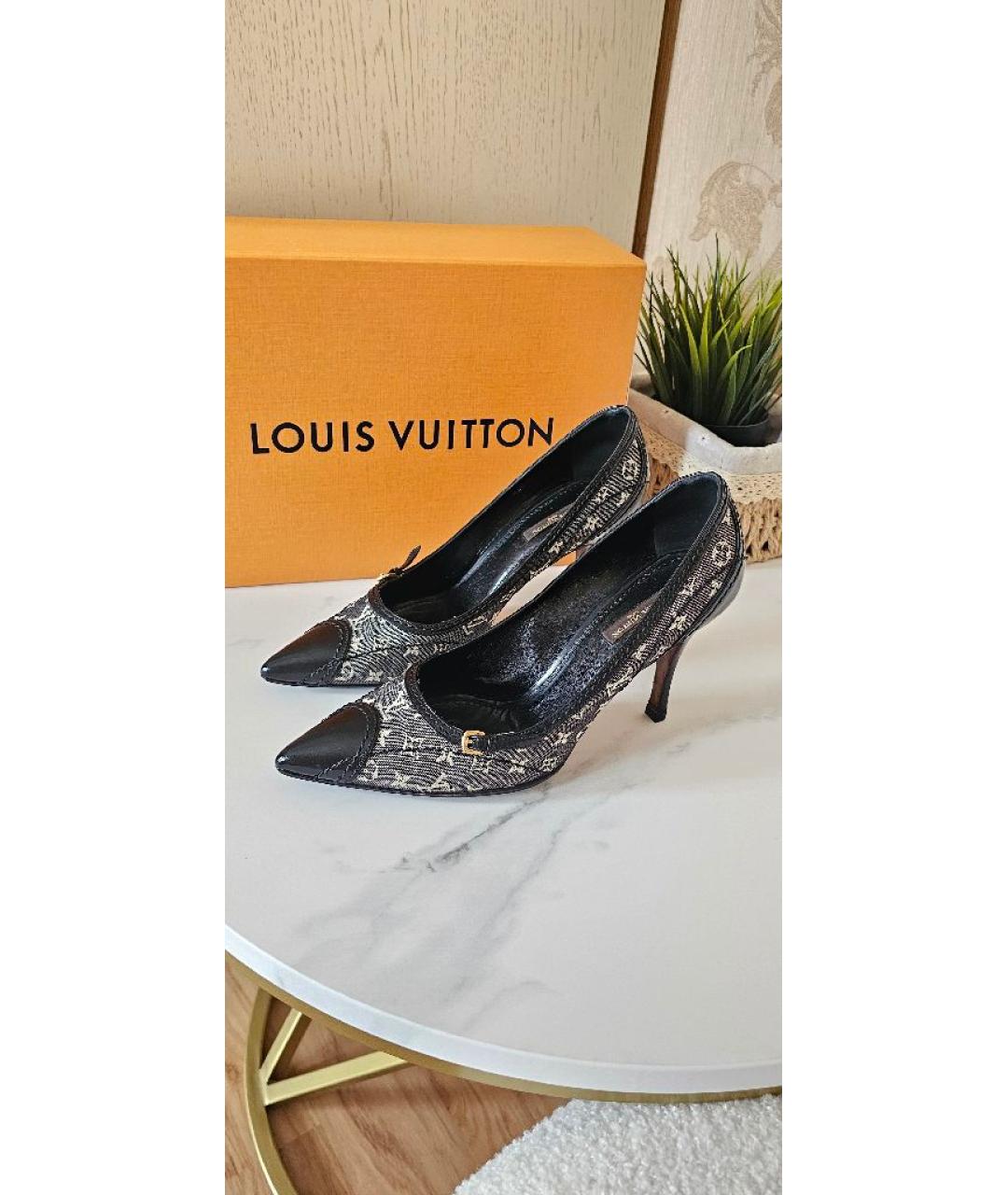 LOUIS VUITTON Черные туфли, фото 10