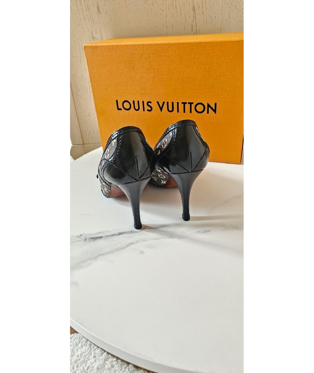 LOUIS VUITTON Черные туфли, фото 4