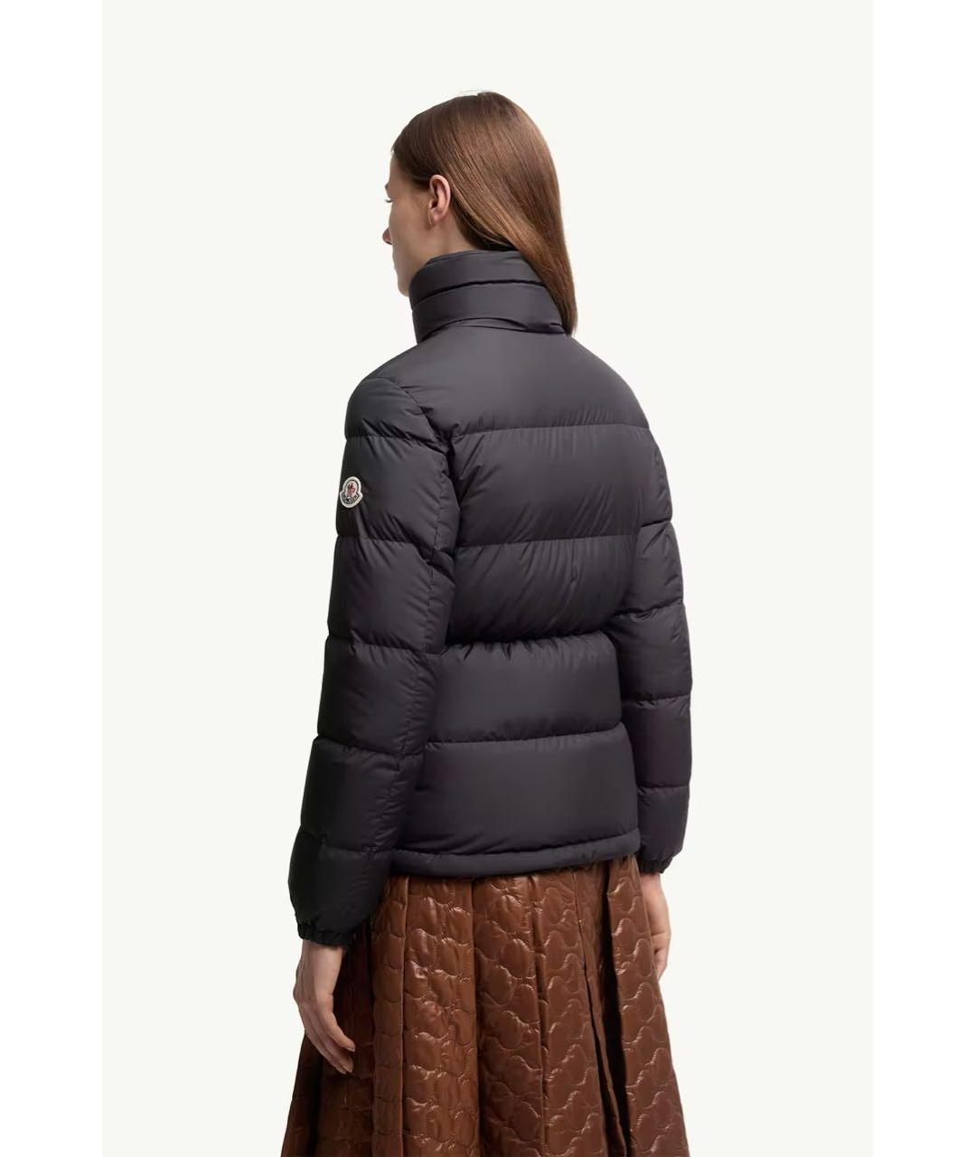 MONCLER Черный пуховик, фото 3