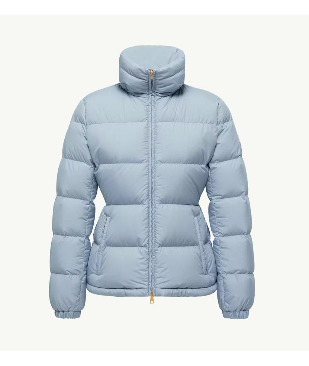 MONCLER Голубой пуховик, фото 5