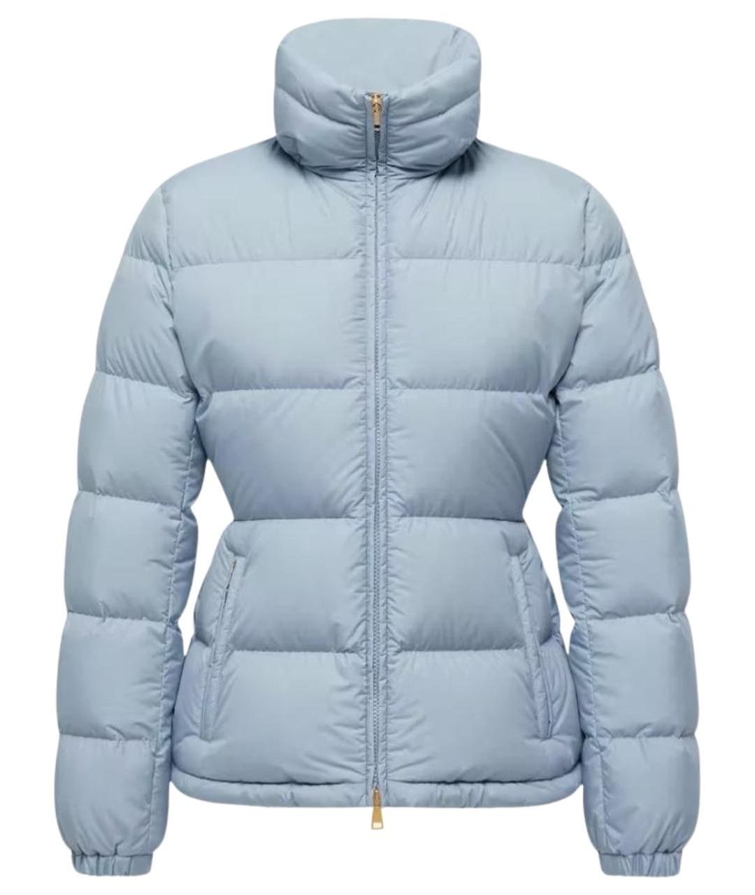 MONCLER Голубой пуховик, фото 1