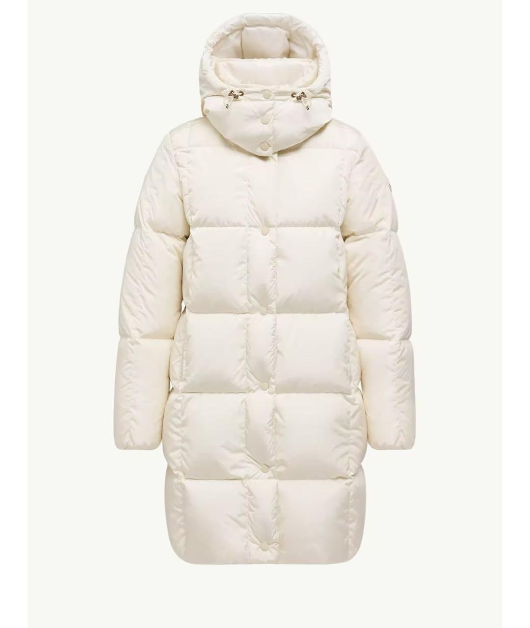 MONCLER Белый пуховик, фото 6