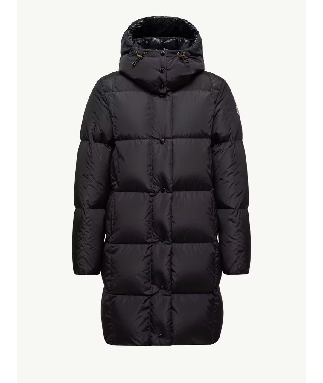 MONCLER Черный пуховик, фото 6
