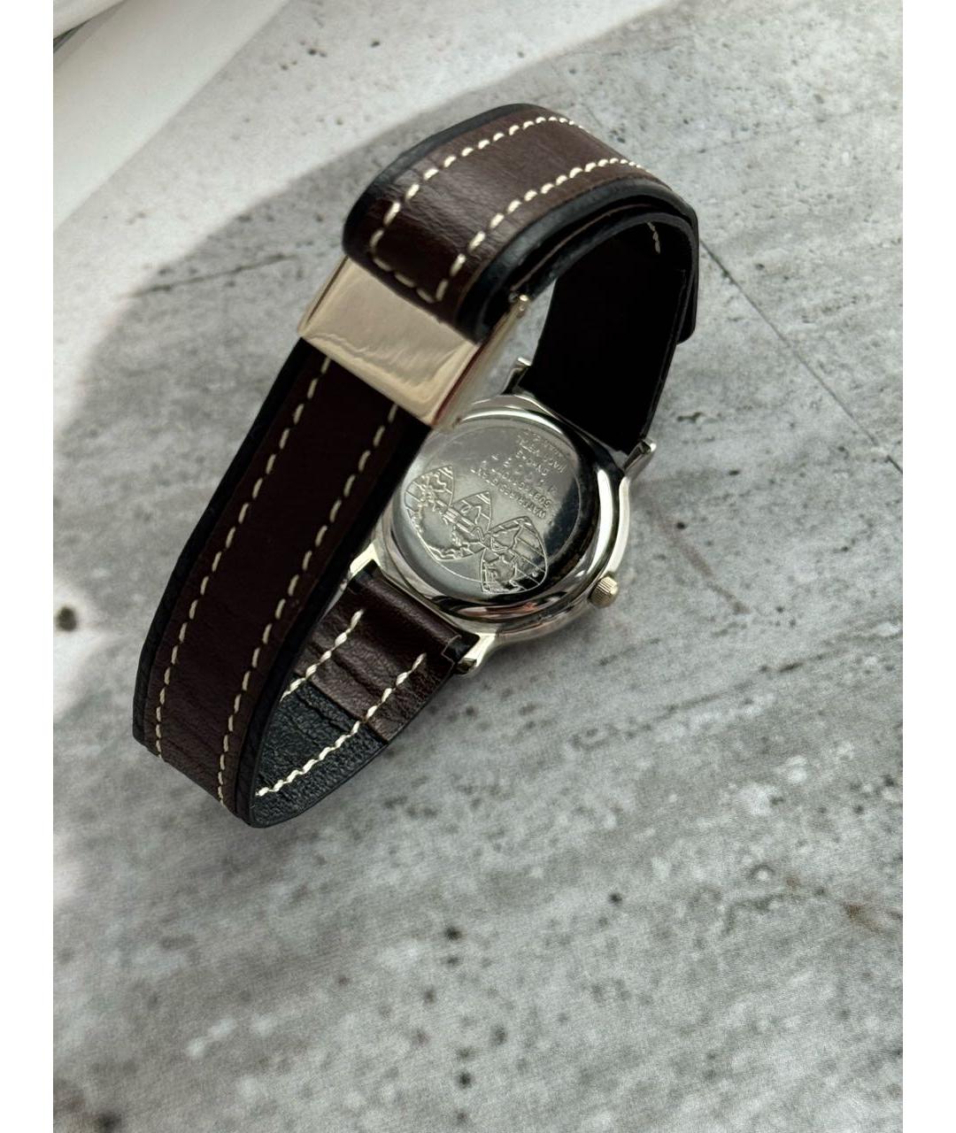 LANCEL Коричневые стальные часы, фото 7