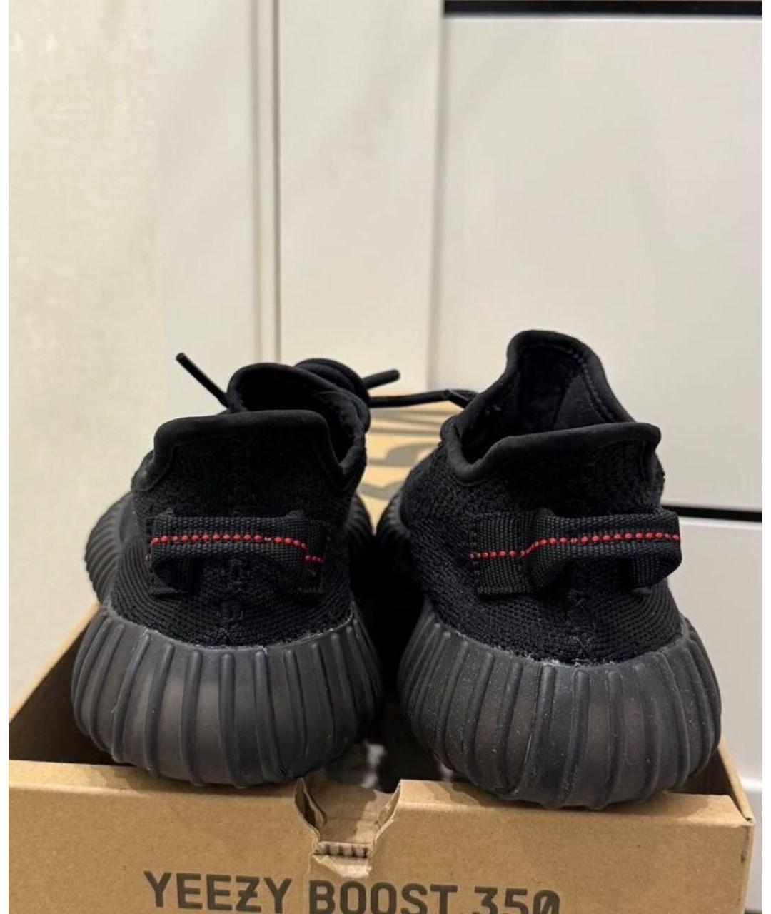 ADIDAS YEEZY Черные текстильные кроссовки, фото 4