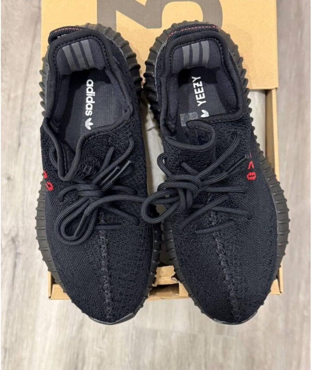 ADIDAS YEEZY Черные текстильные кроссовки, фото 3