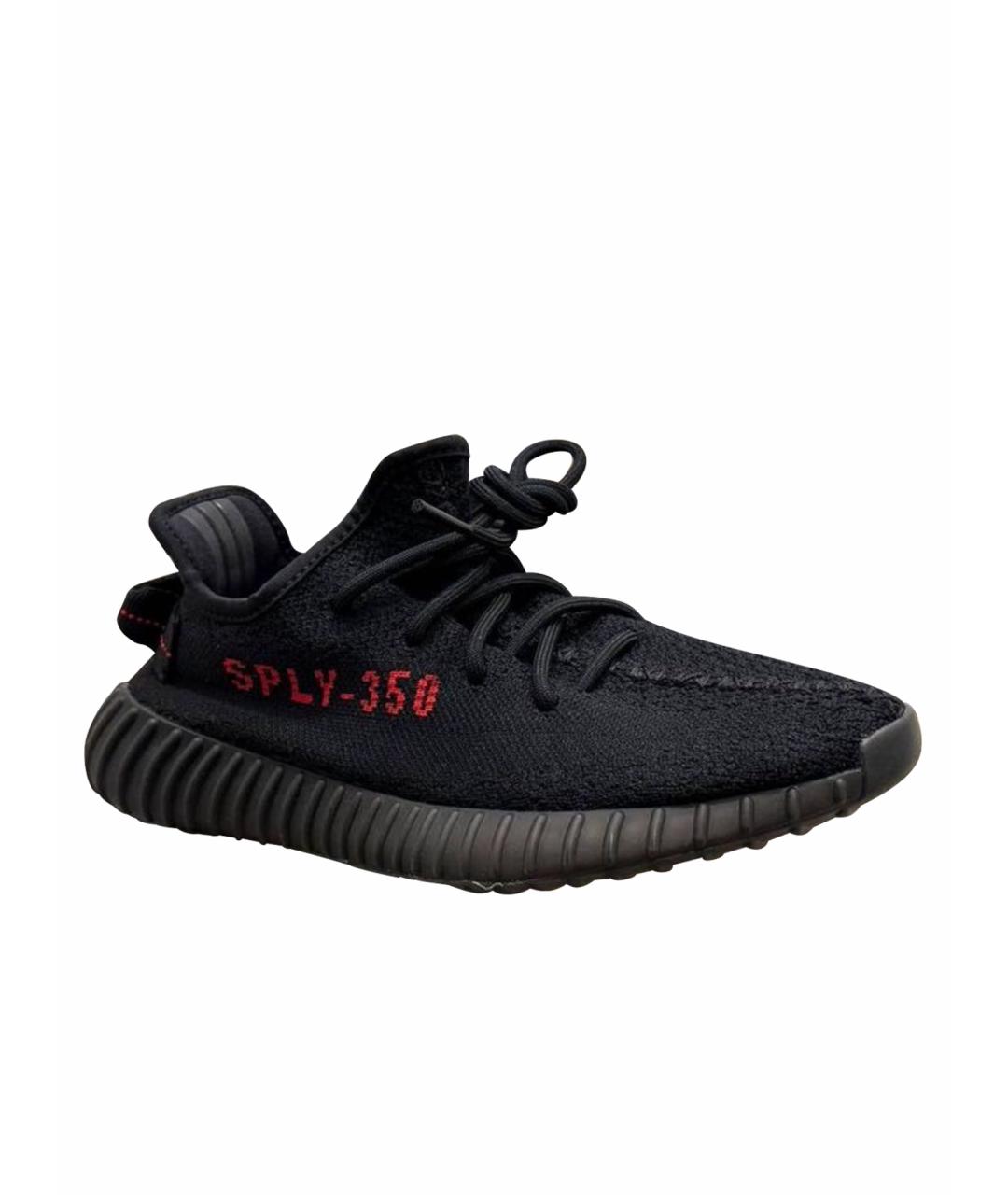 ADIDAS YEEZY Черные текстильные кроссовки, фото 1