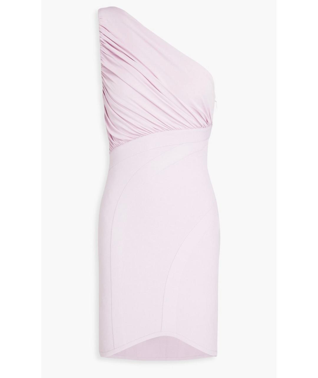 HERVE LEGER Фиолетовое коктейльное платье, фото 4