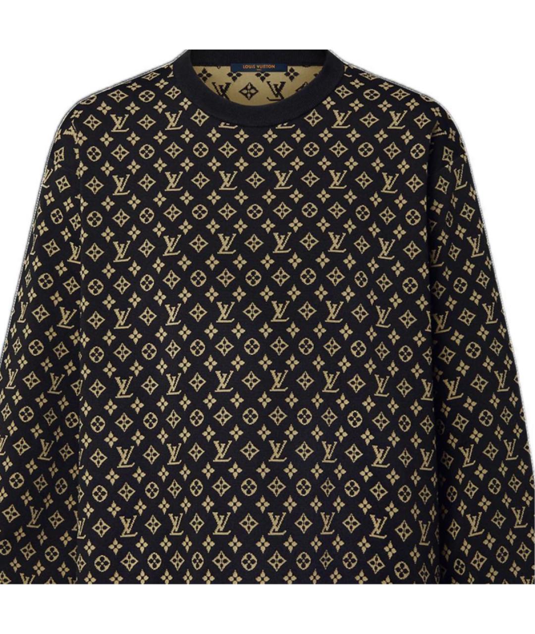 LOUIS VUITTON Черный джемпер / свитер, фото 5