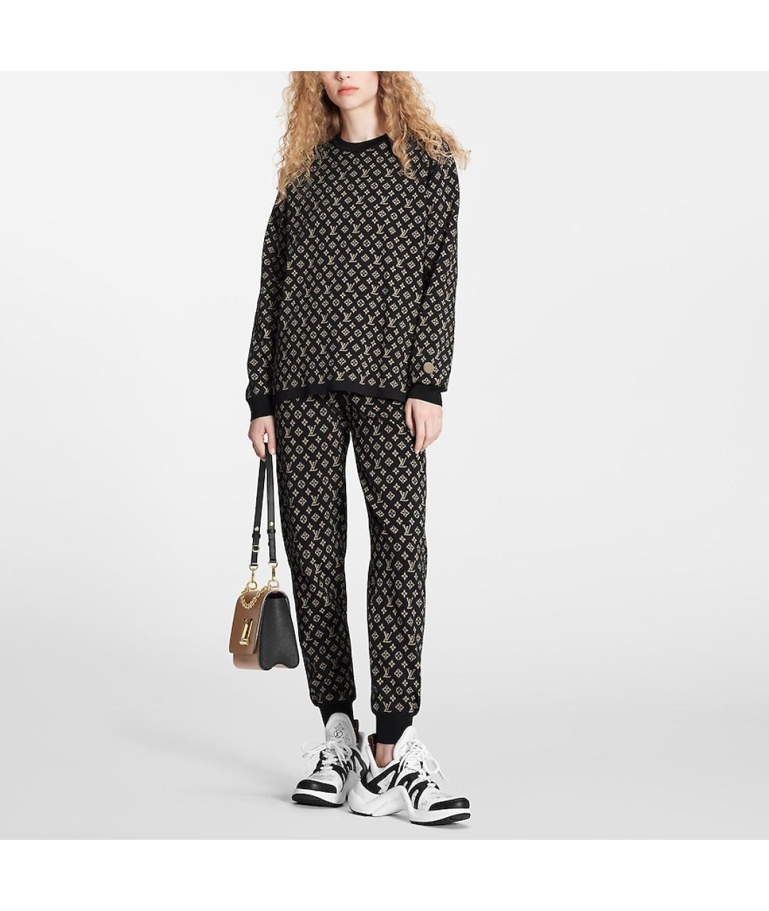 LOUIS VUITTON Черный джемпер / свитер, фото 2