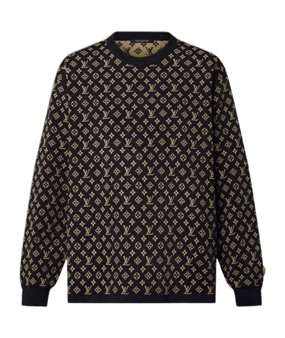 LOUIS VUITTON Черный джемпер / свитер, фото 1