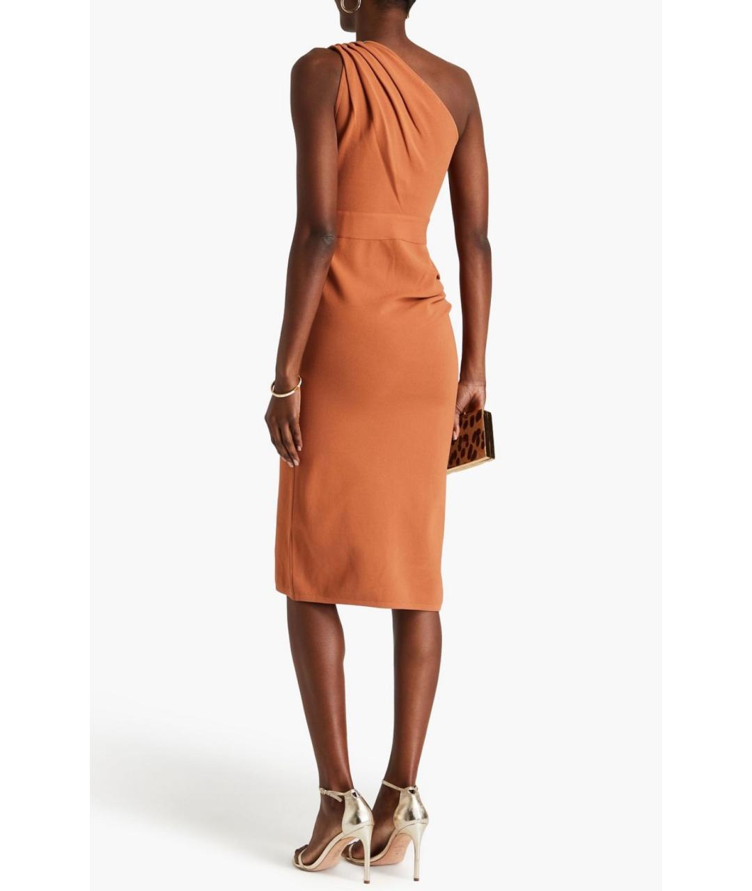 HERVE LEGER Коричневое коктейльное платье, фото 3