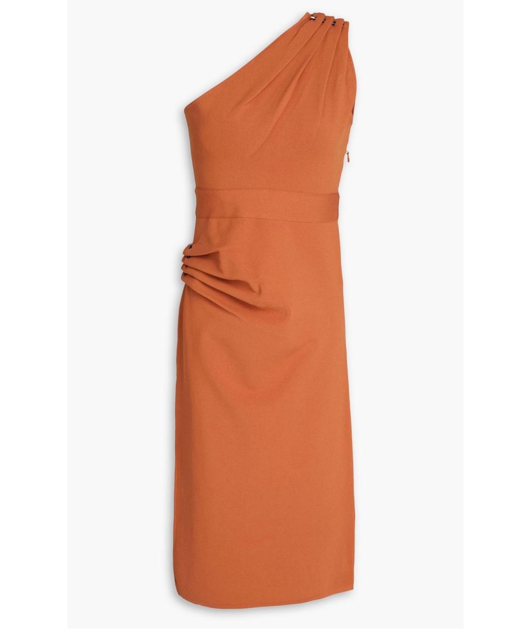 HERVE LEGER Коричневое коктейльное платье, фото 4
