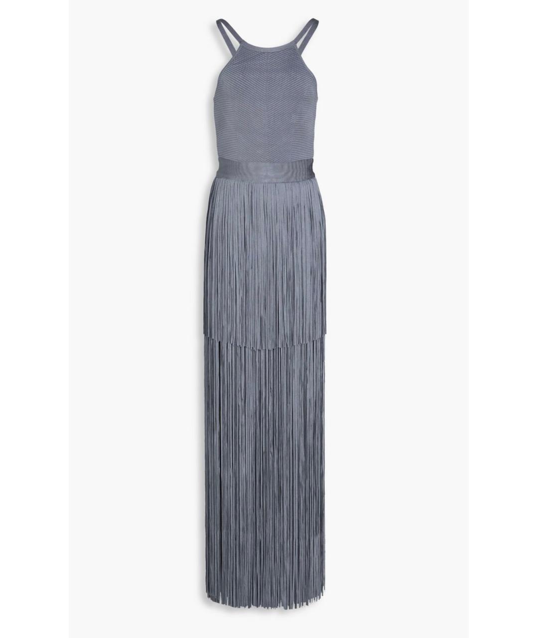 HERVE LEGER Серое коктейльное платье, фото 4