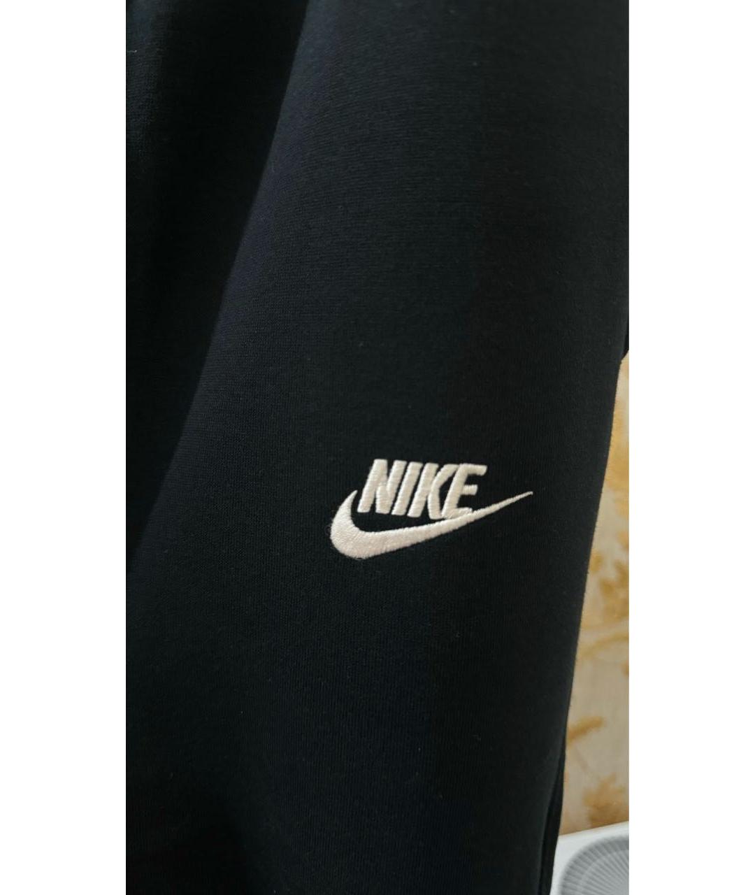 NIKE Черные вискозные повседневные брюки, фото 4