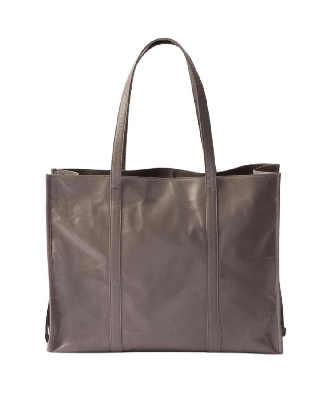 PRADA Коричневая кожаная сумка через плечо, фото 3