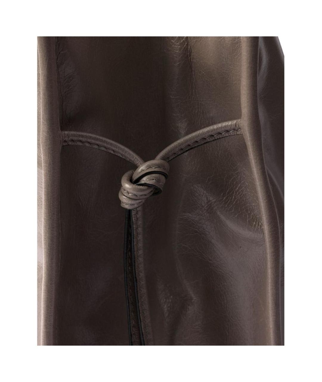 PRADA Коричневая кожаная сумка через плечо, фото 5