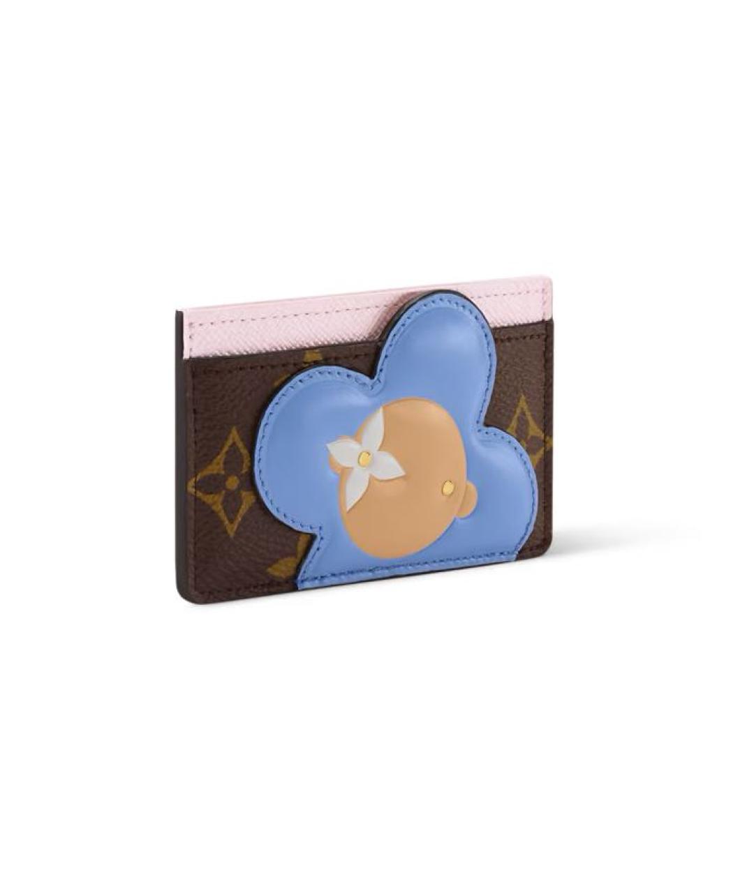 LOUIS VUITTON Коричневый кардхолдер, фото 2