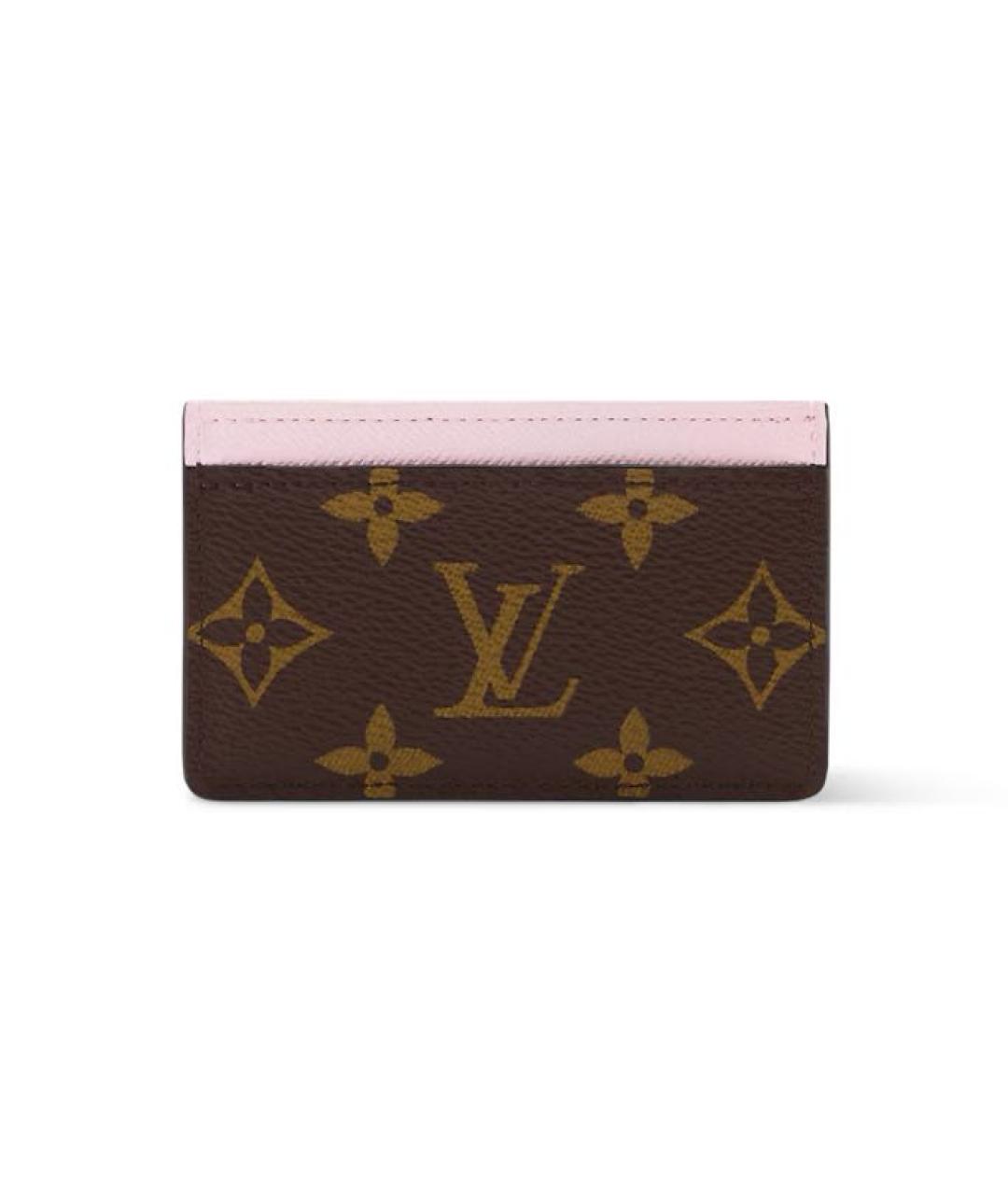 LOUIS VUITTON Коричневый кардхолдер, фото 4