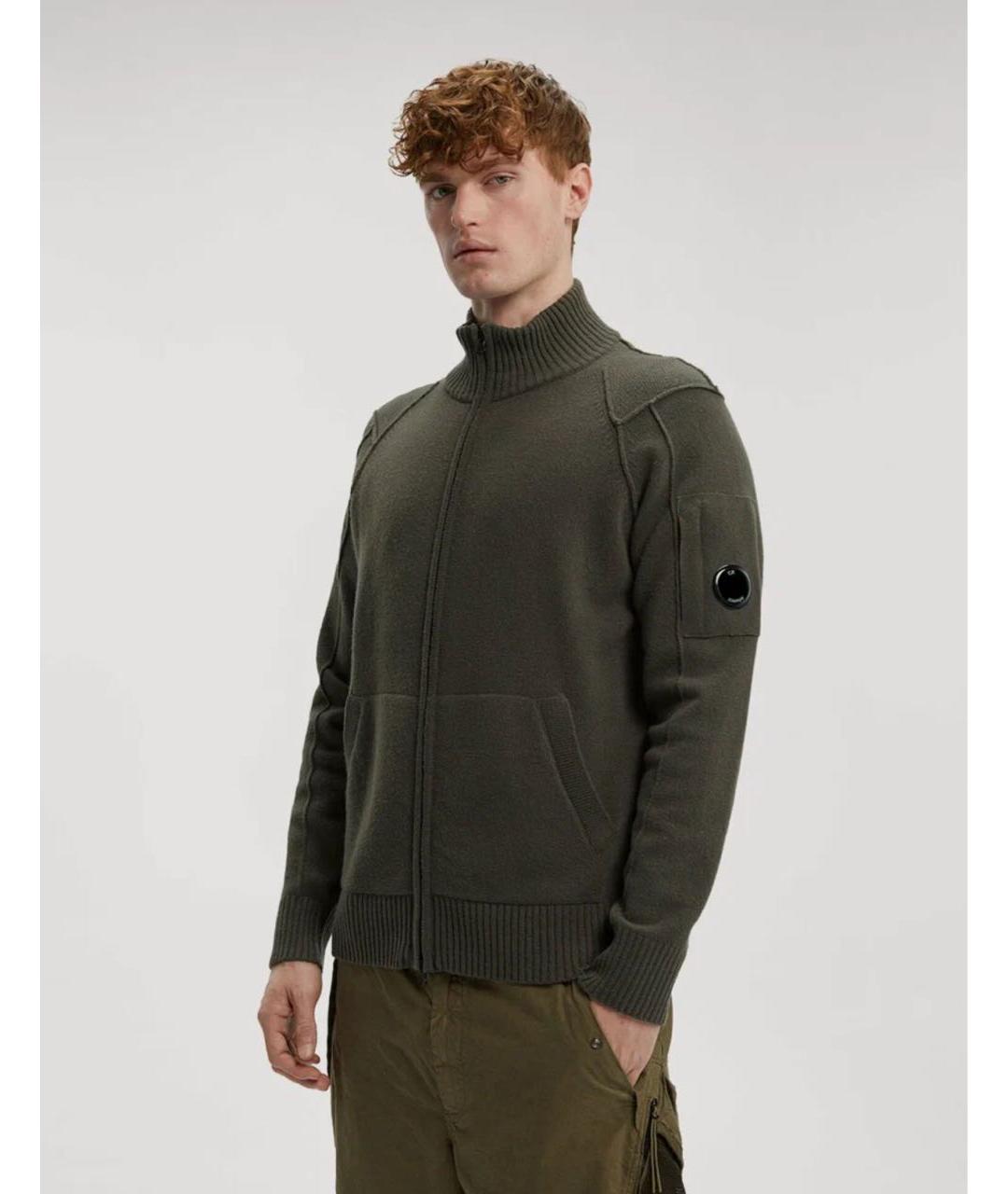 CP COMPANY Хаки шерстяной джемпер / свитер, фото 2