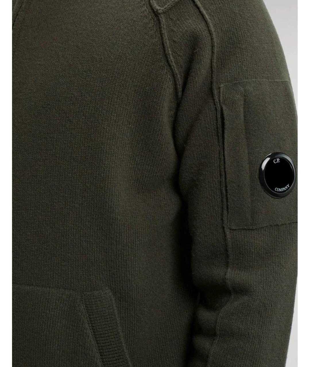 CP COMPANY Хаки шерстяной джемпер / свитер, фото 3