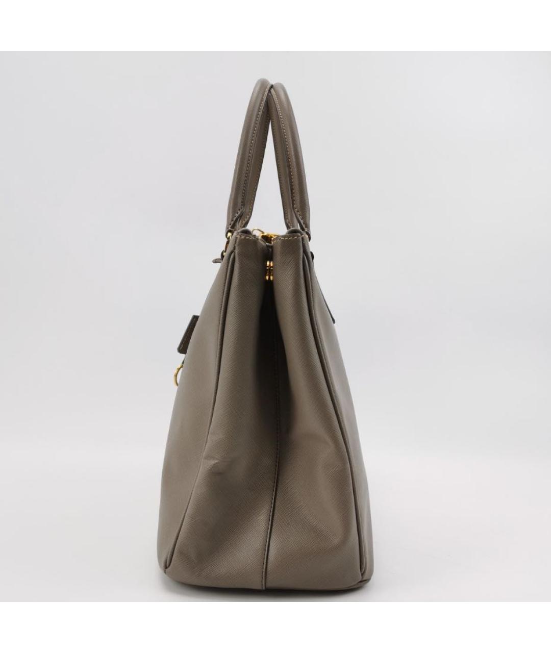 PRADA Бежевая кожаная сумка тоут, фото 2